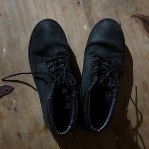 Timberland Black Lace-Up Boots